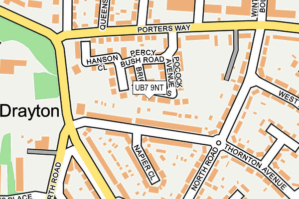 UB7 9NT map - OS OpenMap – Local (Ordnance Survey) UB7 9NT map - OS OpenMap – Local (Ordnance Survey)