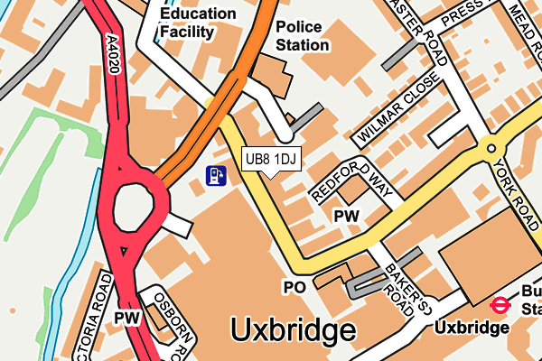 UB8 1DJ map - OS OpenMap – Local (Ordnance Survey) UB8 1DJ map - OS OpenMap – Local (Ordnance Survey)