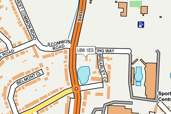 UB8 1ES map - OS OpenMap – Local (Ordnance Survey) UB8 1ES map - OS OpenMap – Local (Ordnance Survey)