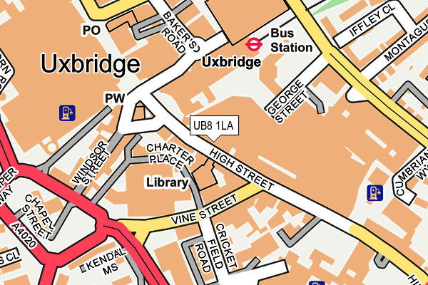 UB8 1LA map - OS OpenMap – Local (Ordnance Survey) UB8 1LA map - OS OpenMap – Local (Ordnance Survey)
