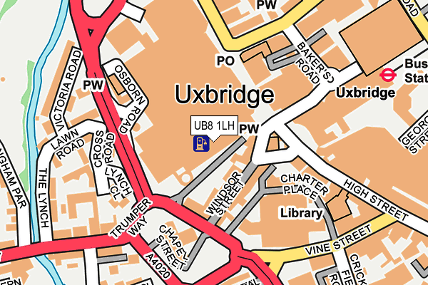 UB8 1LH map - OS OpenMap – Local (Ordnance Survey) UB8 1LH map - OS OpenMap – Local (Ordnance Survey)