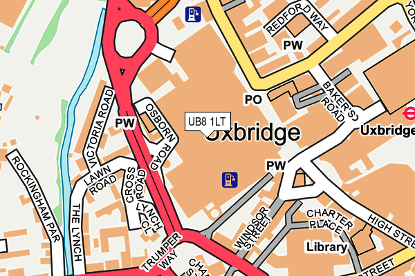 UB8 1LT map - OS OpenMap – Local (Ordnance Survey) UB8 1LT map - OS OpenMap – Local (Ordnance Survey)