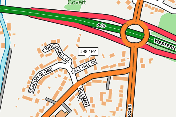 UB8 1PZ map - OS OpenMap – Local (Ordnance Survey) UB8 1PZ map - OS OpenMap – Local (Ordnance Survey)