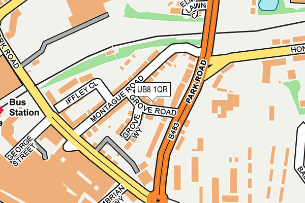 UB8 1QR map - OS OpenMap – Local (Ordnance Survey) UB8 1QR map - OS OpenMap – Local (Ordnance Survey)