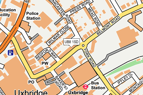 UB8 1SD map - OS OpenMap – Local (Ordnance Survey) UB8 1SD map - OS OpenMap – Local (Ordnance Survey)