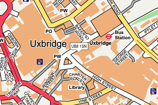 UB8 1SN map - OS OpenMap – Local (Ordnance Survey) UB8 1SN map - OS OpenMap – Local (Ordnance Survey)