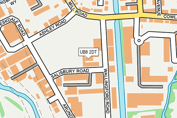 UB8 2DT map - OS OpenMap – Local (Ordnance Survey) UB8 2DT map - OS OpenMap – Local (Ordnance Survey)