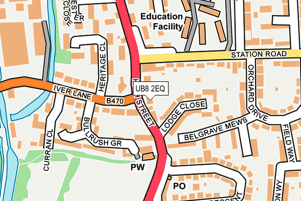 UB8 2EQ map - OS OpenMap – Local (Ordnance Survey) UB8 2EQ map - OS OpenMap – Local (Ordnance Survey)