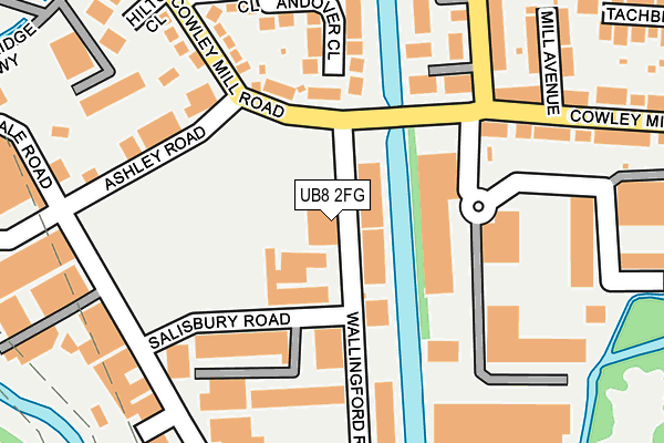UB8 2FG map - OS OpenMap – Local (Ordnance Survey) UB8 2FG map - OS OpenMap – Local (Ordnance Survey)