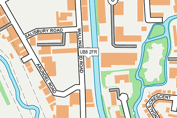 UB8 2FR map - OS OpenMap – Local (Ordnance Survey) UB8 2FR map - OS OpenMap – Local (Ordnance Survey)