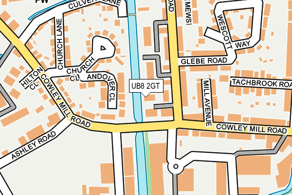 UB8 2GT map - OS OpenMap – Local (Ordnance Survey) UB8 2GT map - OS OpenMap – Local (Ordnance Survey)