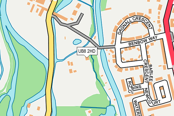 UB8 2HD map - OS OpenMap – Local (Ordnance Survey) UB8 2HD map - OS OpenMap – Local (Ordnance Survey)