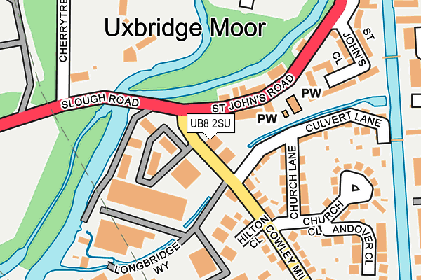 UB8 2SU map - OS OpenMap – Local (Ordnance Survey) UB8 2SU map - OS OpenMap – Local (Ordnance Survey)