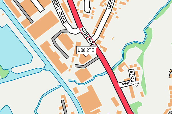 UB8 2TE map - OS OpenMap – Local (Ordnance Survey) UB8 2TE map - OS OpenMap – Local (Ordnance Survey)