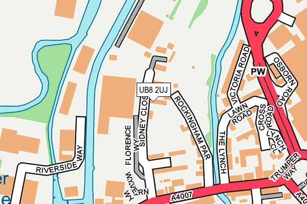 UB8 2UJ map - OS OpenMap – Local (Ordnance Survey) UB8 2UJ map - OS OpenMap – Local (Ordnance Survey)