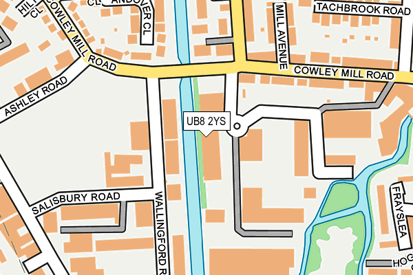 UB8 2YS map - OS OpenMap – Local (Ordnance Survey) UB8 2YS map - OS OpenMap – Local (Ordnance Survey)