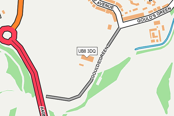 UB8 3DQ map - OS OpenMap – Local (Ordnance Survey) UB8 3DQ map - OS OpenMap – Local (Ordnance Survey)