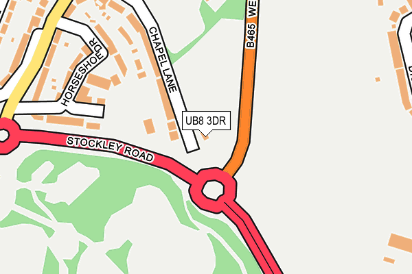 UB8 3DR map - OS OpenMap – Local (Ordnance Survey) UB8 3DR map - OS OpenMap – Local (Ordnance Survey)