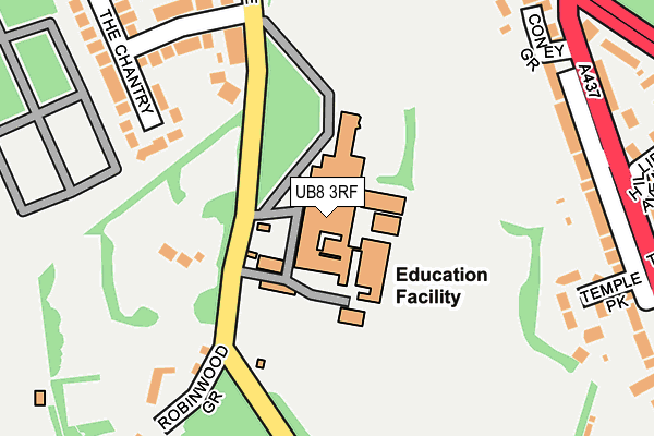 UB8 3RF map - OS OpenMap – Local (Ordnance Survey) UB8 3RF map - OS OpenMap – Local (Ordnance Survey)