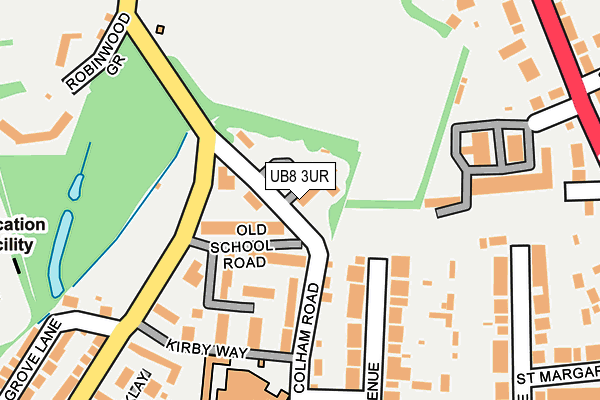 UB8 3UR map - OS OpenMap – Local (Ordnance Survey) UB8 3UR map - OS OpenMap – Local (Ordnance Survey)