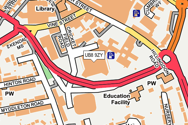 UB8 9ZY map - OS OpenMap – Local (Ordnance Survey) UB8 9ZY map - OS OpenMap – Local (Ordnance Survey)