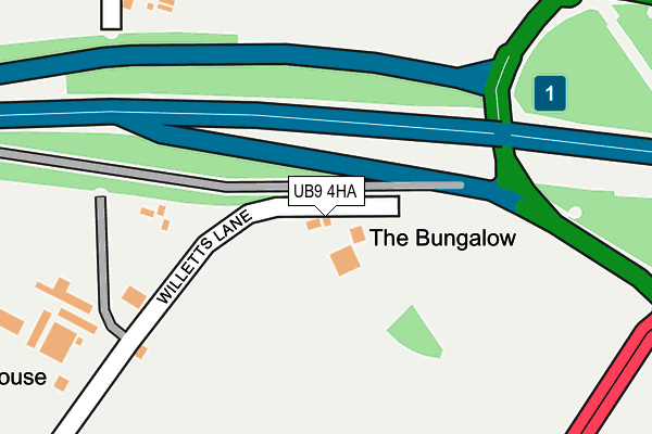 UB9 4HA map - OS OpenMap – Local (Ordnance Survey) UB9 4HA map - OS OpenMap – Local (Ordnance Survey)