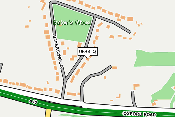 UB9 4LQ map - OS OpenMap – Local (Ordnance Survey) UB9 4LQ map - OS OpenMap – Local (Ordnance Survey)