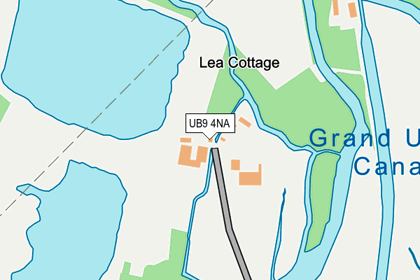 UB9 4NA map - OS OpenMap – Local (Ordnance Survey) UB9 4NA map - OS OpenMap – Local (Ordnance Survey)
