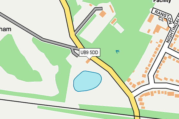 UB9 5DD map - OS OpenMap – Local (Ordnance Survey) UB9 5DD map - OS OpenMap – Local (Ordnance Survey)
