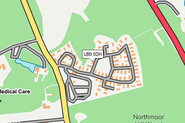 UB9 5DH map - OS OpenMap – Local (Ordnance Survey) UB9 5DH map - OS OpenMap – Local (Ordnance Survey)