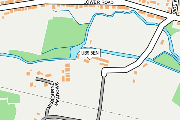 UB9 5EN map - OS OpenMap – Local (Ordnance Survey) UB9 5EN map - OS OpenMap – Local (Ordnance Survey)