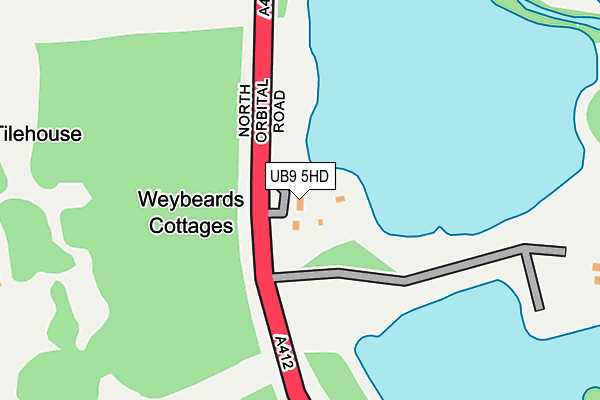 UB9 5HD map - OS OpenMap – Local (Ordnance Survey) UB9 5HD map - OS OpenMap – Local (Ordnance Survey)