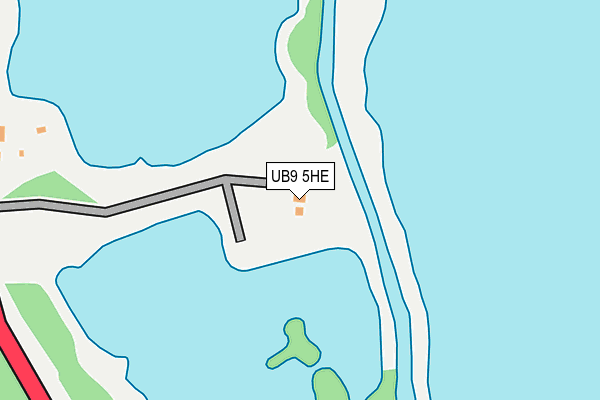UB9 5HE map - OS OpenMap – Local (Ordnance Survey) UB9 5HE map - OS OpenMap – Local (Ordnance Survey)
