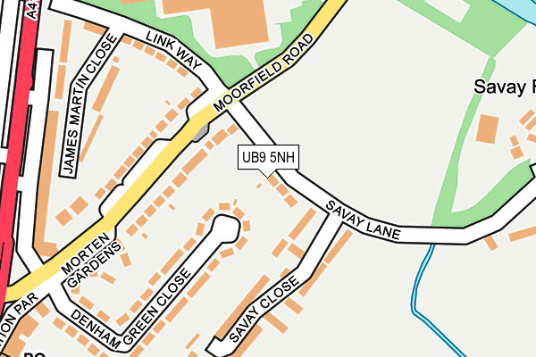 UB9 5NH map - OS OpenMap – Local (Ordnance Survey) UB9 5NH map - OS OpenMap – Local (Ordnance Survey)