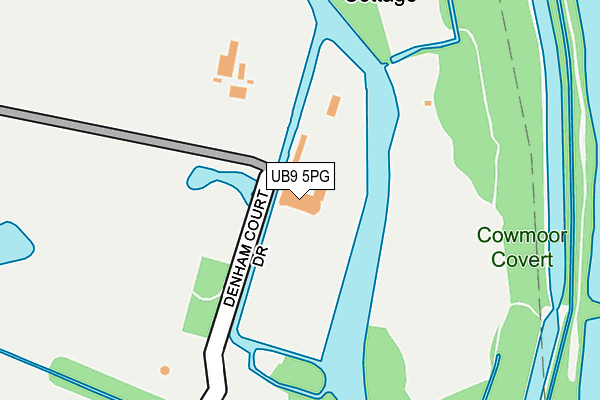 UB9 5PG map - OS OpenMap – Local (Ordnance Survey)