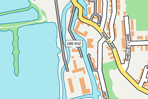 UB9 6HZ map - OS OpenMap – Local (Ordnance Survey) UB9 6HZ map - OS OpenMap – Local (Ordnance Survey)