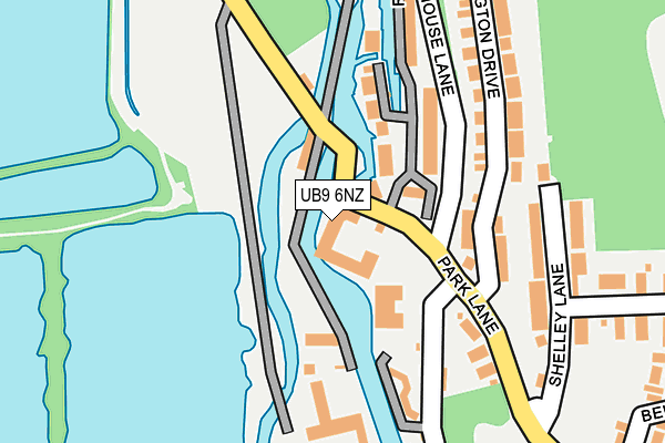 UB9 6NZ map - OS OpenMap – Local (Ordnance Survey) UB9 6NZ map - OS OpenMap – Local (Ordnance Survey)