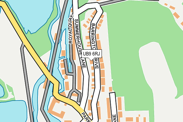 UB9 6RJ map - OS OpenMap – Local (Ordnance Survey) UB9 6RJ map - OS OpenMap – Local (Ordnance Survey)
