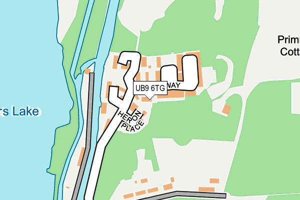 UB9 6TG map - OS OpenMap – Local (Ordnance Survey) UB9 6TG map - OS OpenMap – Local (Ordnance Survey)