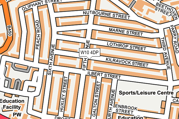 W10 4DP map - OS OpenMap – Local (Ordnance Survey) W10 4DP map - OS OpenMap – Local (Ordnance Survey)