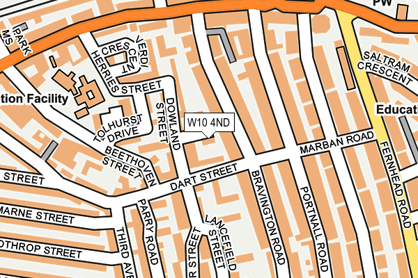 W10 4ND map - OS OpenMap – Local (Ordnance Survey) W10 4ND map - OS OpenMap – Local (Ordnance Survey)