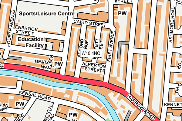 W10 4NQ map - OS OpenMap – Local (Ordnance Survey) W10 4NQ map - OS OpenMap – Local (Ordnance Survey)