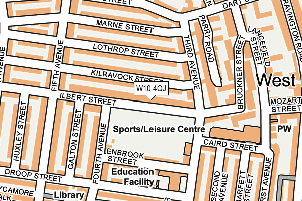 W10 4QJ map - OS OpenMap – Local (Ordnance Survey) W10 4QJ map - OS OpenMap – Local (Ordnance Survey)