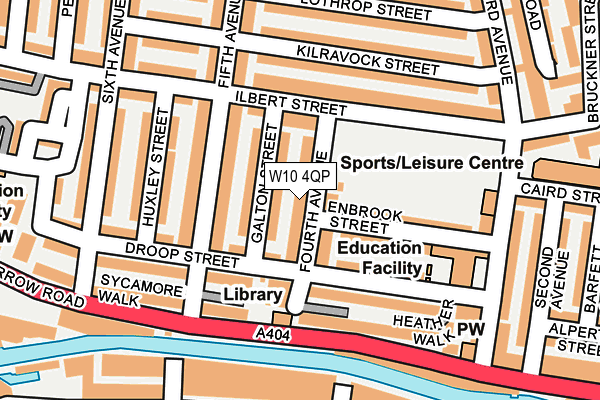 W10 4QP map - OS OpenMap – Local (Ordnance Survey) W10 4QP map - OS OpenMap – Local (Ordnance Survey)
