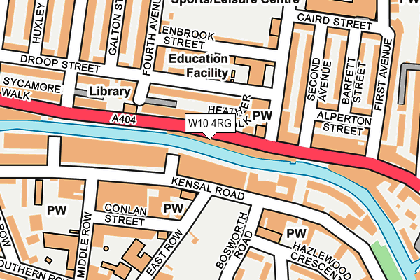 W10 4RG map - OS OpenMap – Local (Ordnance Survey) W10 4RG map - OS OpenMap – Local (Ordnance Survey)