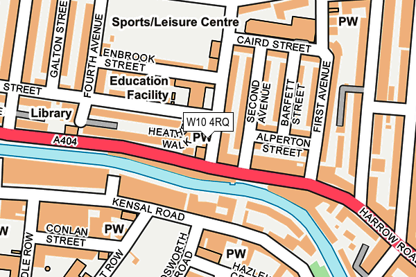 W10 4RQ map - OS OpenMap – Local (Ordnance Survey) W10 4RQ map - OS OpenMap – Local (Ordnance Survey)