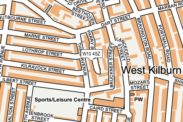 W10 4SZ map - OS OpenMap – Local (Ordnance Survey) W10 4SZ map - OS OpenMap – Local (Ordnance Survey)