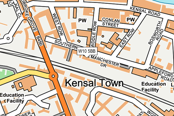 W10 5BB map - OS OpenMap – Local (Ordnance Survey) W10 5BB map - OS OpenMap – Local (Ordnance Survey)