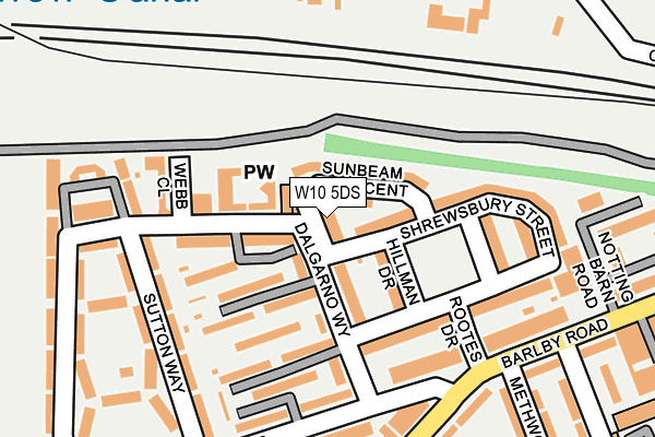 W10 5DS map - OS OpenMap – Local (Ordnance Survey) W10 5DS map - OS OpenMap – Local (Ordnance Survey)