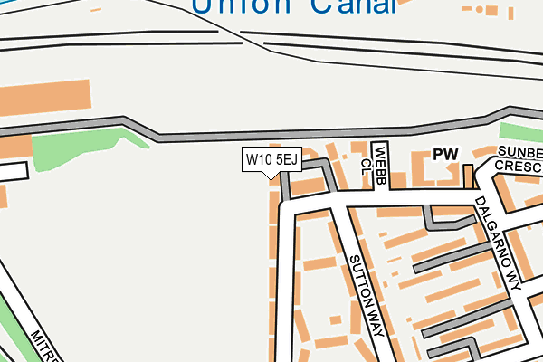 W10 5EJ map - OS OpenMap – Local (Ordnance Survey) W10 5EJ map - OS OpenMap – Local (Ordnance Survey)